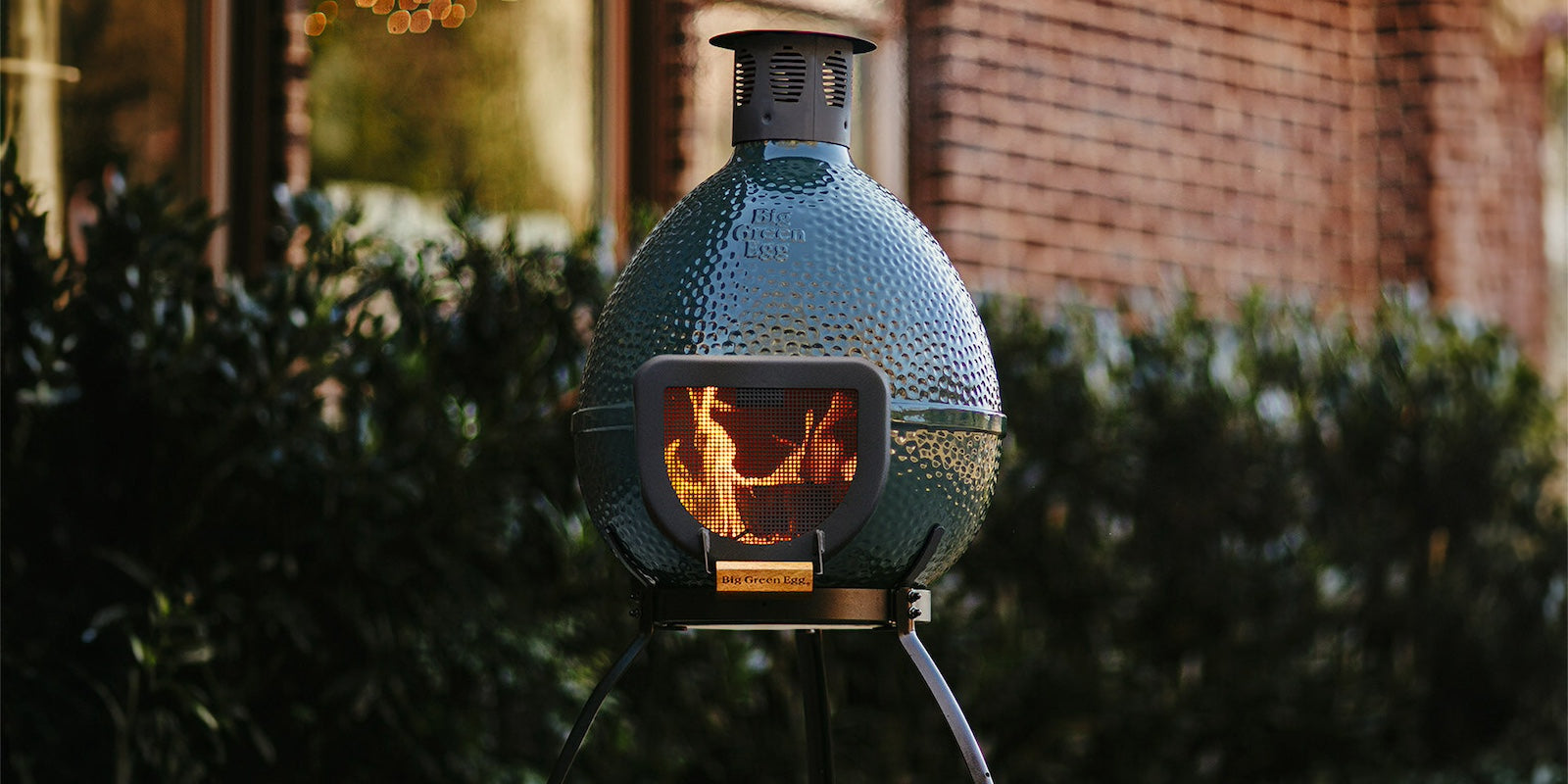 Big Green Egg Chiminea